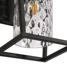 Cuxidela 13"H 1-Light Black and Gold Outdoor Wall Light