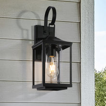 Insulyrinth 17.3"H 1-Light Black Outdoor Wall Light