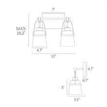 Dendrophyllia 1-Light Gold Vanity Light