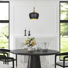 Resplandor 1-Light Mini Black Modern Pendant Light Fixtures