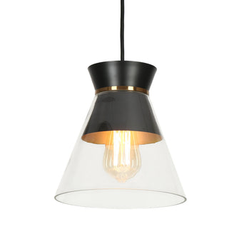 Noah 1-Light Mini Black Modern Pendant Light Fixtures