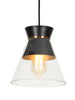 Noah 1-Light Mini Black Modern Pendant Light Fixtures