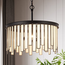 Hemaaolay 3-Light Small Black Chandelier