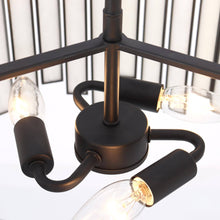 Hemaaolay 3-Light Small Black Chandelier