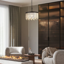 Hemaaolay 3-Light Small Black Chandelier