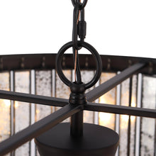 Hemaaolay 4-Light Small Black Chandelier