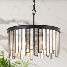 Hemaaolay 3-Light Small Black Chandelier