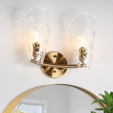 Azfenro 2-Light Brass Vanity Light