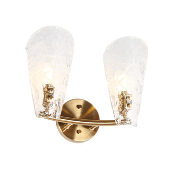 Azfenro 2-Light Brass Vanity Light