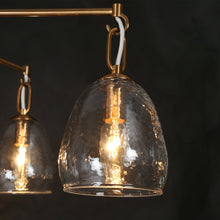 Blobfish 5-Light Large Brass Chandelier