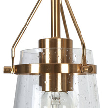 Auisre 3-Light Small Brass Chandelier