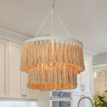 Demetrius 3-Light Small White Chandelier