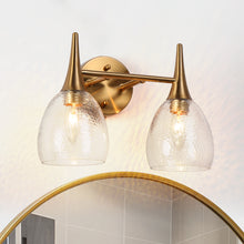 Cymerlarity 2-Light Brass Vanity Light