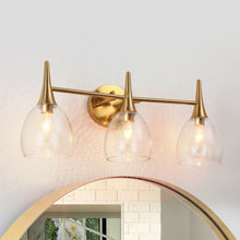 Cymerlarity 3-Light Brass Vanity Light