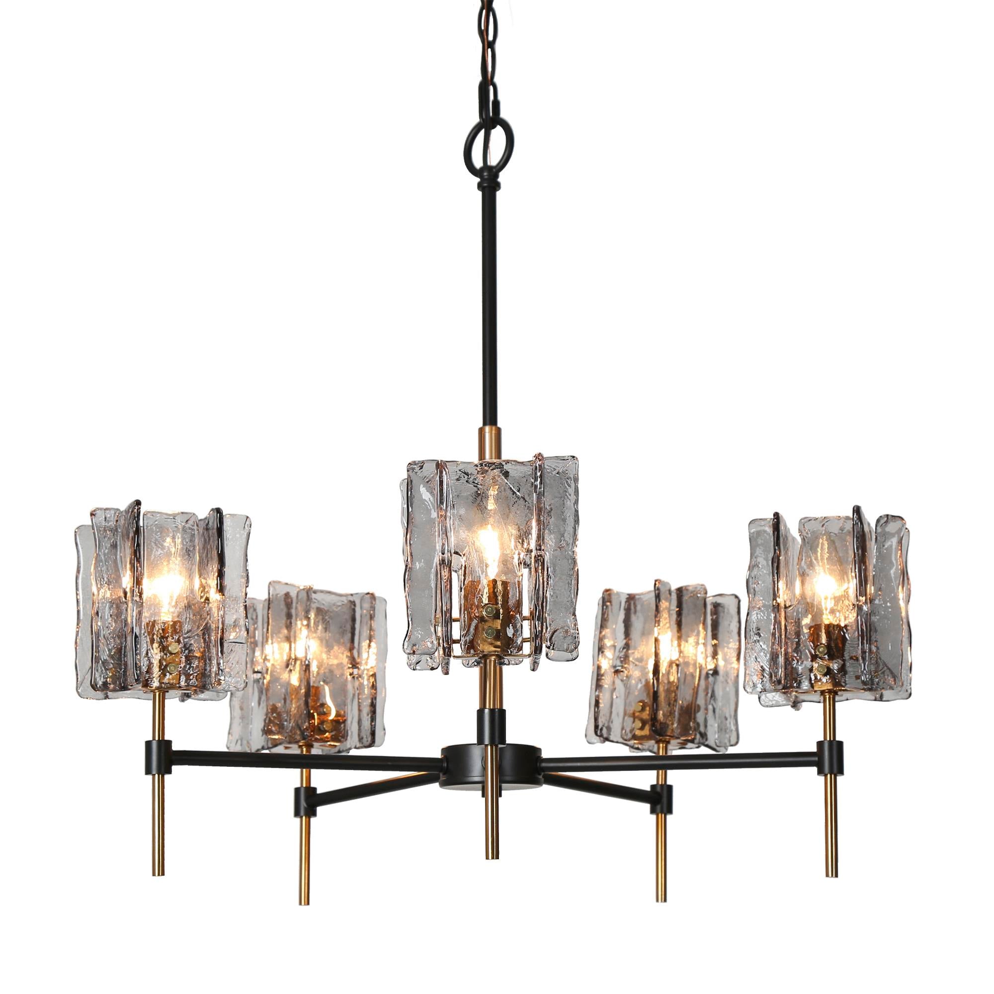 La ChaRme Progress P400292-31M Canebrake 6 Light 40 inch Matte Black