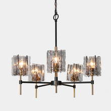 Echonalyri 5-Light Black Chandelier