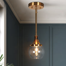 Capensis 1-Light Mini Brass Modern Pendant Light Fixtures