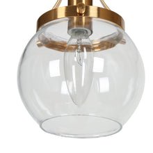 Capensis 1-Light Mini Brass Modern Pendant Light Fixtures