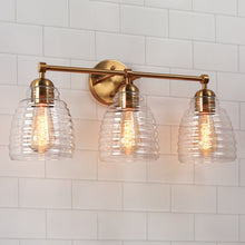 Hydretro 3-Light Brass Vanity Light