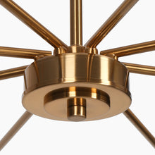 Syringodium 8-Light Large Brass LED Chandelier