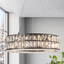 Chispa 8-Light Small Black Crystal Chandelier