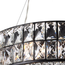 Chispa 8-Light Small Black Crystal Chandelier