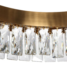 Celery 1-Light 21.5" Modern Gold Crystal LED Chandelier, Drum