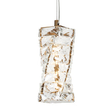 Pennieway 1-Light Mini Gold Crystal LED Modern Pendant Light Fixtures