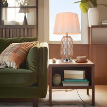 Flabellum 26"H 1-Light Glass Table Lamp