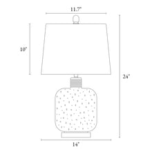 Flabellum 24"H 1-Light Glass Table Lamp