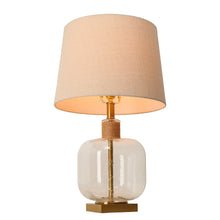 Flabellum 24"H 1-Light Glass Table Lamp