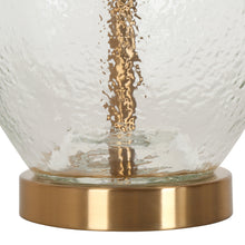 Flabellum 25"H 1-Light Glass Table Lamp