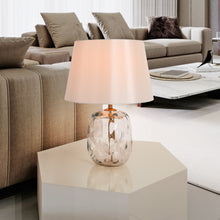 Flabellum 22.4"H 1-Light Glass Table Lamp