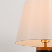 Flabellum 24.8"H 1-Light Black Table Lamp