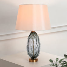 Flabellum 24.8"H 1-Light Crystal Table Lamp