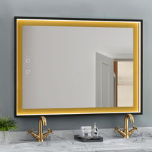 36"x28" 1-Light LED Rectangle Mirror