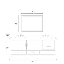 36"x28" 1-Light LED Rectangle Mirror