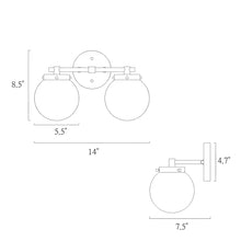 Ariene 1-Light Brass Vanity Light