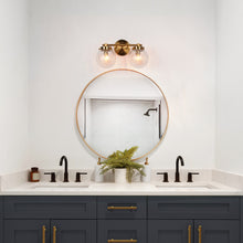 Ariene 2-Light Brass Vanity Light