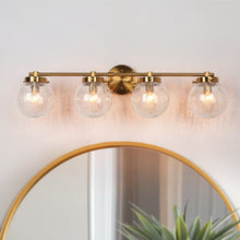 Ariene 4-Light Brass Vanity Light