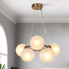 Marilobutia 5-Light Small Brass Chandelier