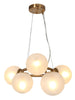 Marilobutia 5-Light Small Brass Chandelier