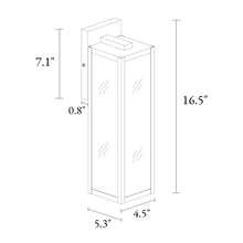 16.5"H 1-Light Outdoor Wall Lantern