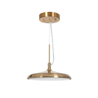 Dashaunda 1-Light 10" Brass Modern LED Pendant Light Fixtures