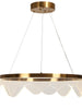 Awtisfin 1-Light Medium Brass LED Chandelier