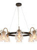 Aidtyrtm 8-Light Oversized Black Chandelier