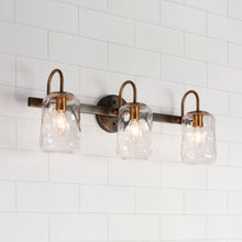 Erharting 3-Light Brass Vanity Light