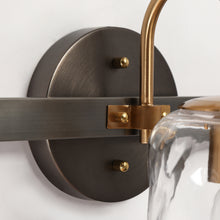 Erharting 3-Light Brass Vanity Light