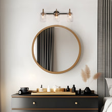 Erharting 3-Light Brass Vanity Light