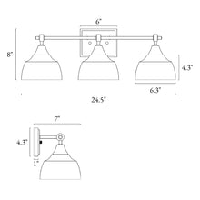 Lainanger 3-Light Brass Vanity Light